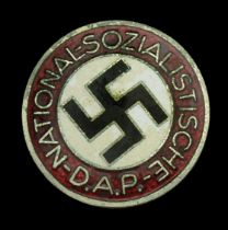 A German Second World War NSDAP Membership Badge. A fine quality membership badge in multi...