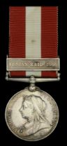 Canada General Service 1866-70, 1 clasp, Fenian Raid 1866 (Sgt. W. McIntyre Merrickville R....