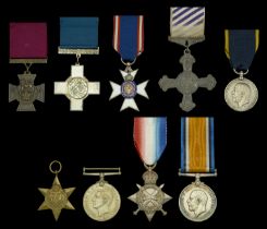 Copy Medals (7): Victoria Cross; George Cross, central medallion detached but present; Royal...