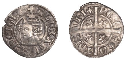 Alexander III (1249-1286), Second coinage, Sterling, class E1, mm. cross pattÃ©e on obv., cro...
