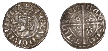 Alexander III (1249-1286), Second coinage, Sterling, class Ma/A mule, mm. plain cross on obv...