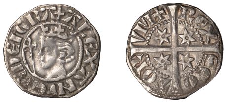 Alexander III (1249-1286), Second coinage, Sterling, class Mc2/D mule, mm. plain cross on ob...