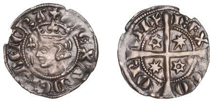 Alexander III (1249-1286), Second coinage, Sterling, class D1, mm. plain cross / cross poten...