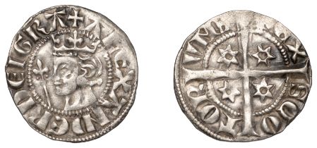 Alexander III (1249-1286), Second coinage, Sterling, class Mb2/R mule, mm. cross slightly fo...