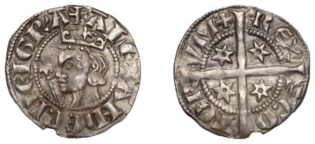 Alexander III (1249-1286), Second coinage, Sterling, class Ba/M mule, mm. cross potent on ob...