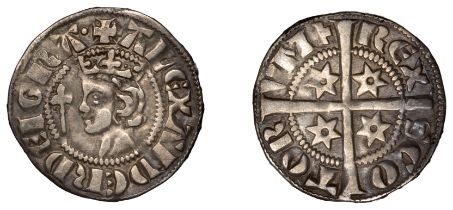 Alexander III (1249-1286), Second coinage, Sterling, class Ma, mm. cross potent on obv., pla...