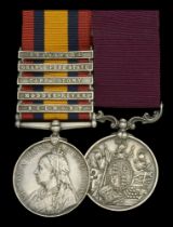 Pair: Sergeant-Major Clerk H. Fairburn, Royal Garrison Artillery, later commissioned as Lieu...