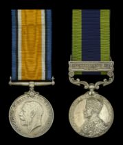 Pair: Private R. J. Brain, Somerset Light Infantry British War Medal 1914-20 (4726 Pte. R...