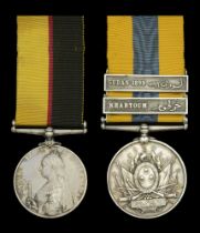 Pair: Gunner J. J. Girling, Royal Artillery Queen's Sudan 1896-98 (94906 Gr. J. J. Girli...