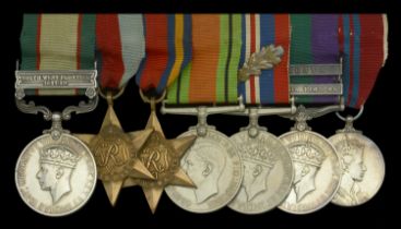 Seven: Lieutenant-Colonel G. A. Dutton, Royal Signals India General Service 1936-39, 1 cl...
