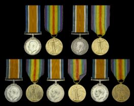 Pair: Private M. McLaren, Rifle Brigade British War and Victory Medals (201779 Pte. M. McLa...