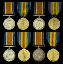 Pair: Private C. C. Stitch, Somerset Light Infantry British War and Victory Medals (29303 P...