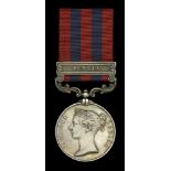 India General Service 1854-95, 1 clasp, Persia (J. B. Tucknutt, 14th. King's Lt. Dgns.) susp...