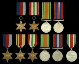 Four: attributed to Captain Hammond, Royal Signals 1939-45 Star; Italy Star; Defence and Wa...