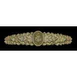 A Kriegsmarine Combat Clasp. A good-quality late War type, stamped out of brass, lead-fille...