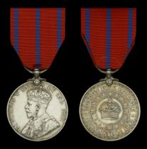 An interesting 1911 Coronation Medal awarded to Fireman W. McLaren, London Fire Brigade, who...