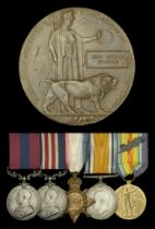 A superb and rare Great War 1917 'Palestine campaign' D.C.M., M.M. group of five awarded to...