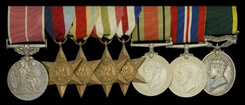 A Second War 'North West Europe' B.E.M. group of eight awarded to Staff Sergeant C. W. Richa...