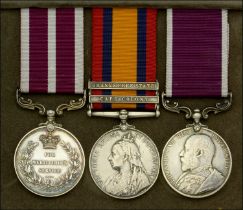 Three: Band-Sergeant F. Cullen, Royal Garrison Artillery, late Sergeant Trumpeter, 7th Drago...