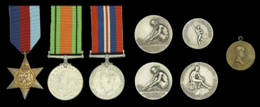 The Second War and sporting medals awarded to Lance-Sergeant F. C. J. Jewell, Duke of Cornwa...