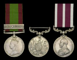 Three: Battery Sergeant-Major T. Colclough, Royal Artillery Afghanistan 1878-80, 1 clasp...