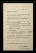 A Field Marshal Montgomery 'Arnhem' Letter. A highly important and historical letter from...