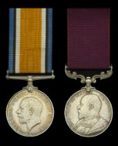 Pair: Battery Sergeant Major A. Rossiter, Royal Field Artillery British War Medal 1914-20...
