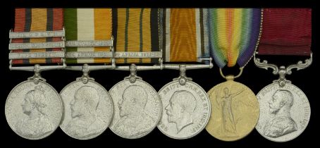 Family Group: Six: Warrant Officer Class II J. Muirhead, Royal Scots, attached Southern N...