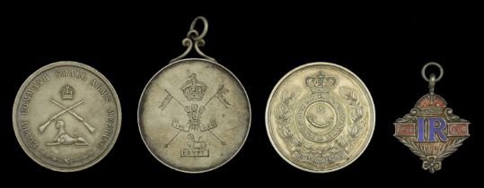 Miscellaneous Shooting Medals. A North Western Railway Volunteer Rifles struck medal, 38mm,...