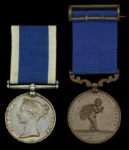 Pair: Chief Gunner's Mate W. H. Turner, Royal Navy Royal Navy L.S. & G.C., V.R., narrow s...