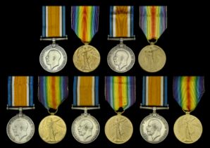 Pair: Acting Corporal R. Baskett, Army Service Corps British War and Victory Medals (R4-139...