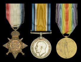 Three: Private O. G. McLaren, Army Service Corps, late North Somerset Yeomanry, who was disc...