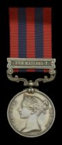 India General Service 1854-95, 1 clasp, Burma 1885-7 (1227 Pte. A. Wilson 2d. Bn. R. Sco: Fu...