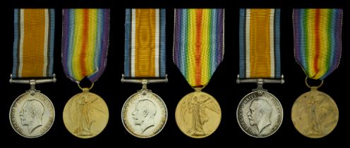 Pair: Private F. E. Tucker, Duke of Cornwall's Light Infantry British War and Victory Medal...