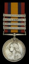 Queen's South Africa 1899-1902, 4 clasps, Natal, Orange Free State, Transvaal, South Africa...