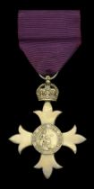 The Most Excellent Order of the British Empire, O.B.E., (Civil) Officer's 1st type breast ba...