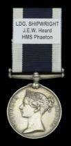 Royal Navy L.S. & G.C., V.R., narrow suspension (J. E. W. Heard, Ldg: Shipwt, H.M.S. Phaeton...