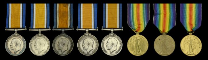 British War Medal 1914-20 (4) (Capt. N. E. MacDougall; Lieut. B. R. Bechtel.; Lieut E. L. Gl...