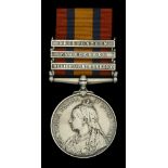 The Q.S.A. medal awarded to Acting Bombardier George Dew, â€œTâ€ Battery, Royal Horse Artillery...