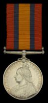 Queen's South Africa 1899-1902, no clasp (821 Pte. J. McLaren. Grahamstown T. G.) extremely...