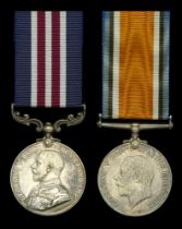 A Great War 'Western Front' M.M. pair awarded to Driver J. McLaren, Royal Field Artillery...