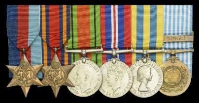 A rare Second War Chindit's campaign group of six awarded to Major P. Edwards, Royal Enginee...