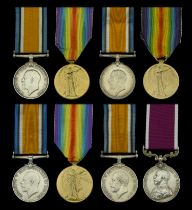 Pair: Captain H. C. Fear, Machine Gun Corps British War and Victory Medals (Capt. H. C. Fea...