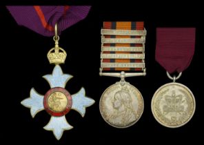 A Great War C.B.E. group of three awarded to Colonel J. E. Hume, New Zealand Artillery Th...