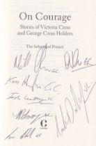 Autographs of holders of the Victoria Cross and George Cross A copy of the V.C. and G.C....