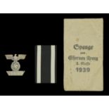 A 1939 Clasp to the Iron Cross 2nd Class 1914, 2nd Pattern in its Original Presentation Pack...