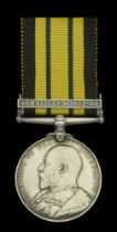 Africa General Service 1902-56, 1 clasp, Somaliland 1902-04 (3113 Pte. W. Hill, 3rd Rifle Bd...