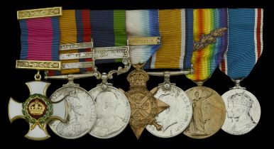 A 'Duplicate' Great War D.S.O. group of seven awarded to Lieutenant-Colonel K. H. Bruce, Gor...