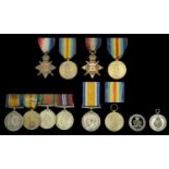Pair: Corporal A. C. Westlake, Duke of Cornwall's Light Infantry 1914-15 Star (9541 Pte. A....