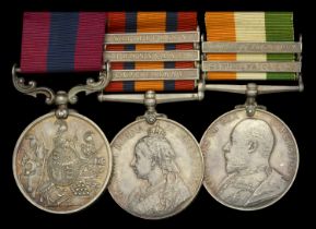 A Boer War D.C.M. group of three awarded to Lance-Corporal S. Fearnside, Scots Guards Dis...